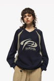 Schema Raglan Incision Sweatshirt
