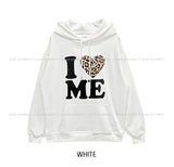 Love Leopard Lettering Hoodie
