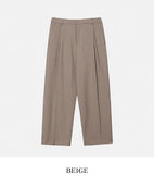 Stingy wrap pin tuck over slacks