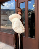 Search Fur Hooded Shibori Short Padding