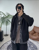 Heriel String Hooded Zip-up