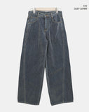 Belan Velvet Curved Denim Pants