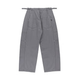 BIKER WASHED WIDE PANTS