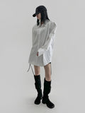 Lunt Oversized Fit Pad Long Shirt