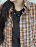 Perry Wrinkle Check Short Sleeve Shirt