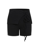 [mnem] fold strap short pants