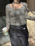 Stripe Muffler Tee