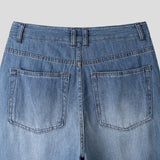 Lovey Linen Wide Denim Pants