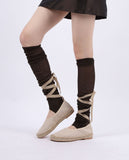 Summer loop knee socks