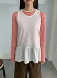 [BAONHAUS] Remine Frill Layered Sleeveless