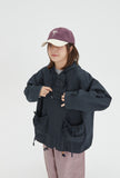[BAONHAUS] Kuninged ribbon pocket cotton hood jacket