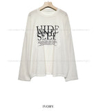 Hyde Letter Ribbed Knit Tee