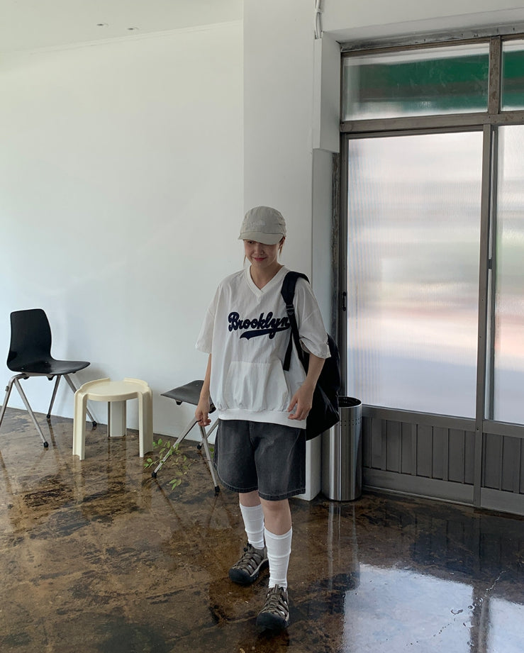 【BAON】Mercoub Bijo Black Blue Bermuda Pants BAON (バオン) - マクーブビジョ黒青バミューダパンツ / Mercoub