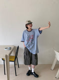 Teles Nylon Banding Cargo Bermuda Pants