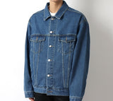 Oversize denim jacket Blue