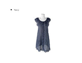 Pena Puff Check Short Sleeve Mini One Piece