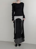 If Button One-Shoulder Off-Tee