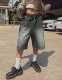 Cult Wide Bermuda Denim Pants