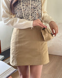 Teens Stitch A-Line Mini Skirt