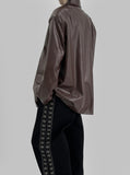 Lute Crack Leather Jacket