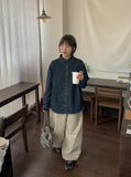 Delotte Denim Long Sleeve Shirt