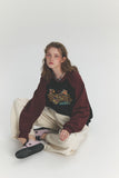 SNACK CAT Raglan Sweatshirt
