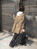Hunk Overfit Cotton String Half Jacket