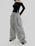 Winne Cargo Wide Sweatpants