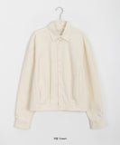 [unisex] Tsubaki Collar Button Crop Jacket