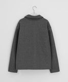 [unisex] Higgem Wool Collar Half Coat