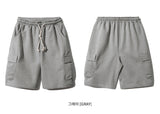 Round Cargo Hard Tag Half Pants