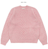 Soft cable heavy knit