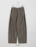 Tahui Snap Bijo Wide Cotton Pants