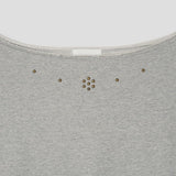Bohem Stud Off-Shoulder Sweatshirt