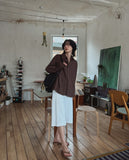 Noster wide Bermuda pants