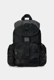 EYELET THREE-POCKET BUCKLE BACKPACK