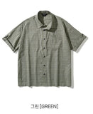 Picnic Roll-up Check Short Sleeve Shirt