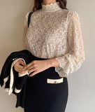 Ruidel Lace See Through Blouse
