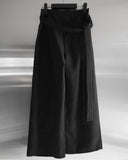 Blend Wrap Skirt Pants