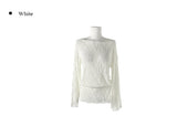 Dig Boat Neck Strap Off Mesh Knit