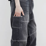 (Unisex) Liza Pocket Wide Denim Pants