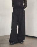 Tashani Two Lines Color Matching Wide Pants