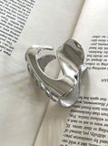 Share Silver Metal Hair Tongs