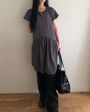 Warpee Short Sleeve Flare One Piece
