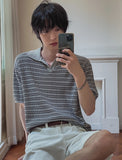Casey color blocking short sleeve knit