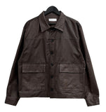 ECL Leather Shirt Jacket