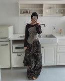 Teed Color Matching Military Cargo Training Pants