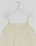 Uhari Lace Shirring Bustier Sleeveless