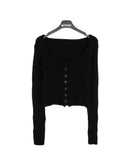 Seen Knit Muffler Cardigan SET