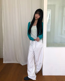 Nobis Ribbed Crop Cardigan